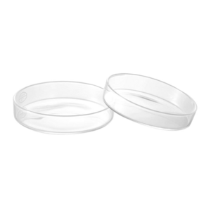 Laboratory 90mm 10mm Disposable Sterile Glass Petri Dish For High School