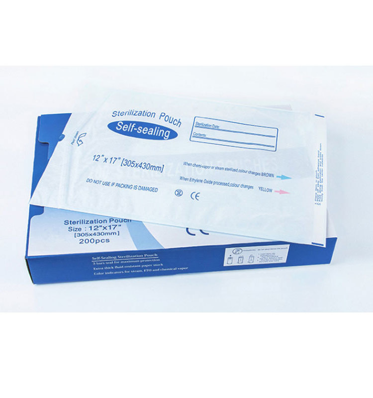 self seal pouches disposable sterilization medical packaging for Surgical tools