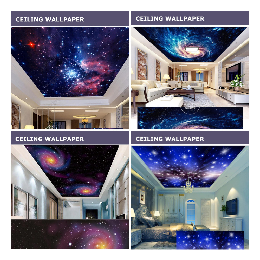 Custom Ceiling Mural Wallpaper 3D Living Room Kids Bedroom Ceiling Wallpaper 3d Mural Peel and Stick Wallpaper