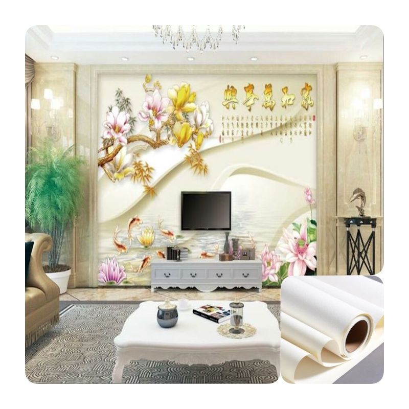 Home Decor wallpaper rolls Self-adhesive Peel and Stick Tile living room TV Background 3d wallpaper in pakistan