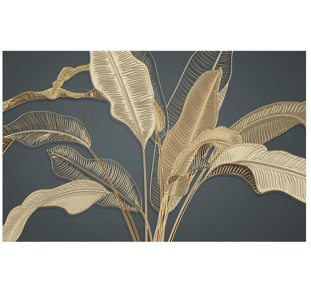 New design modern wall decoration roll pvc wall paper fall leaves decor 3d wallpaper for living room