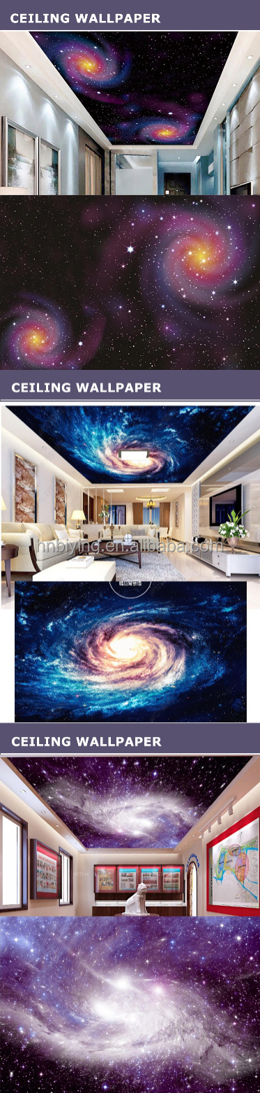 Custom Ceiling Mural Wallpaper 3D Living Room Kids Bedroom Ceiling Wallpaper 3d Mural Peel and Stick Wallpaper