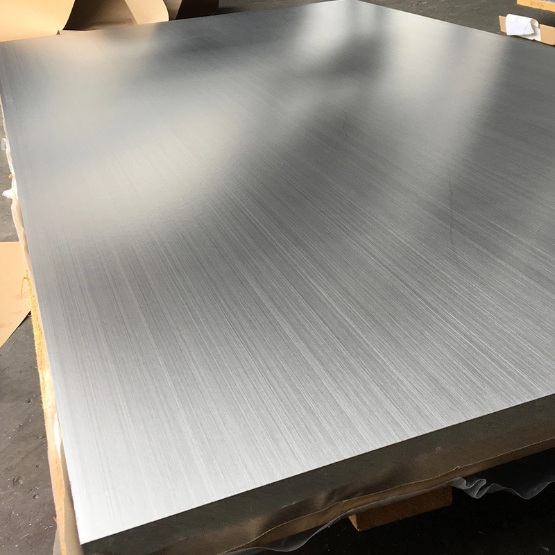 Brushed Aluminum Plate Anodized Plate 1060 5052 6061 6063 Aluminum Brushed Sheet Plate for Curtain Wall Decoration