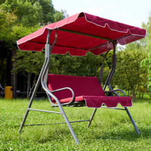 3 seater swing chair with sun shade canopy hammock 140g polyester for pools plazas garden terrace backyard customization accept