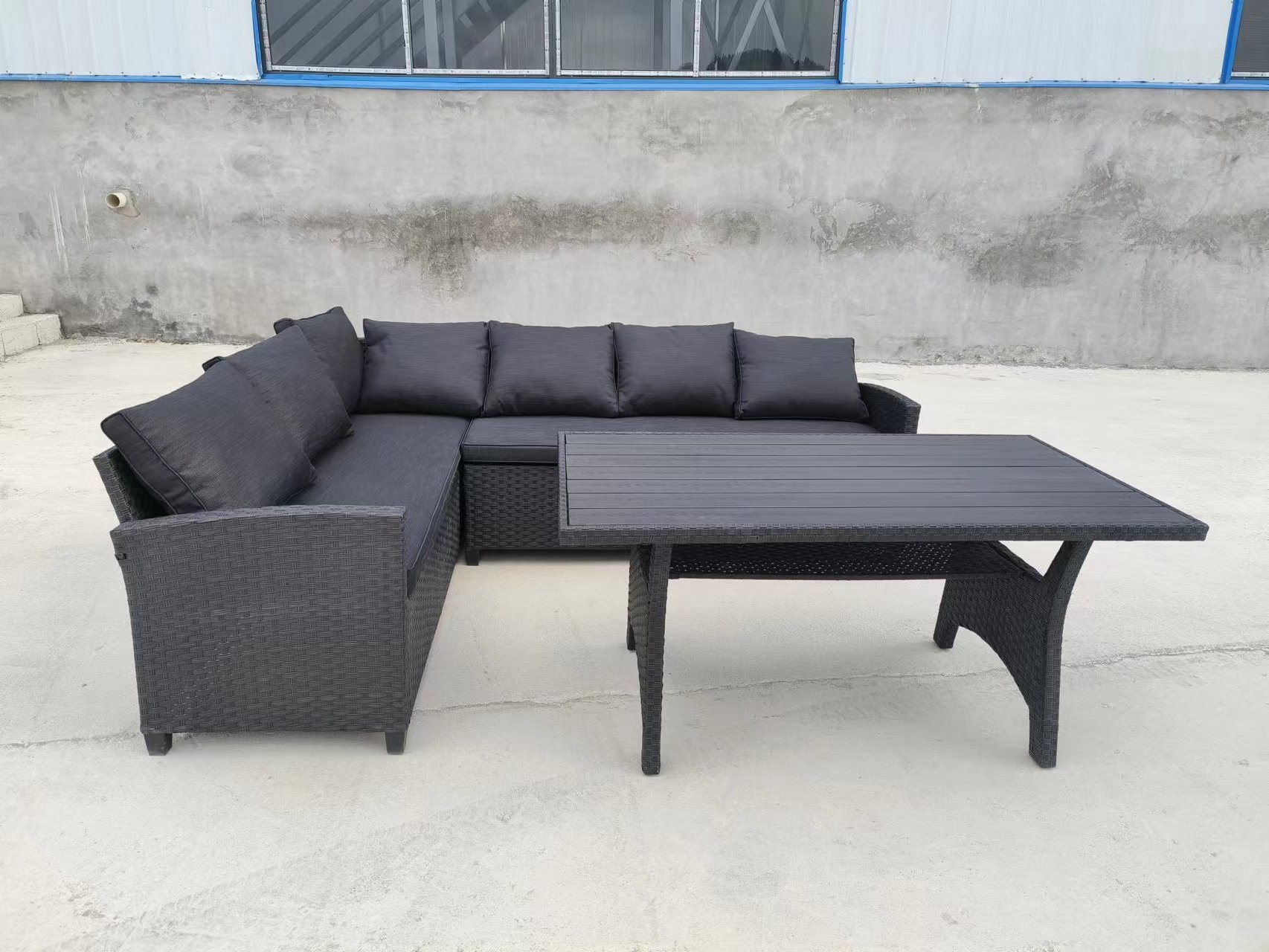 Outdoor Sofa Patio Set Garden Furniture Set Aluminum Sectional Set Modular Garden Sofa Aluminium