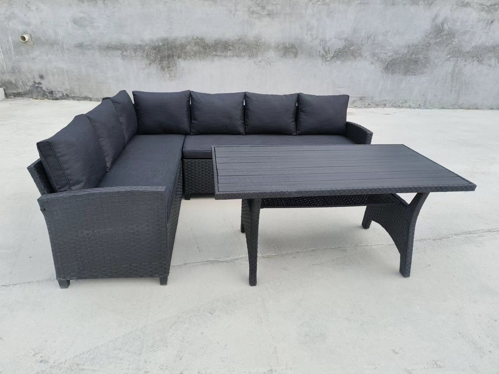 Outdoor Sofa Patio Set Garden Furniture Set Aluminum Sectional Set Modular Garden Sofa Aluminium