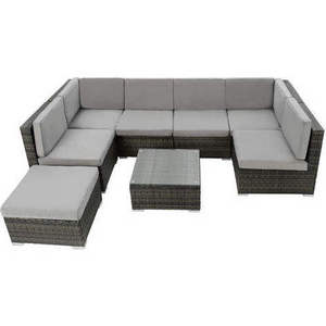 Promotional Outdoor Wicker Chair Sofa Garden Outdoor Courtyard Leisure Single Straight Back Sofa Luxury Outdoor Furniture