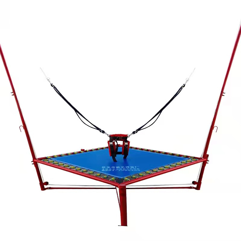 Outdoor High Density Single Bungee Jumping Bungee Trampoline For Kids And Adults