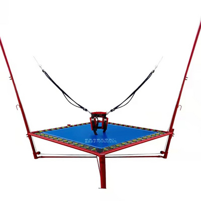 Outdoor High Density Single Bungee Jumping Bungee Trampoline For Kids And Adults