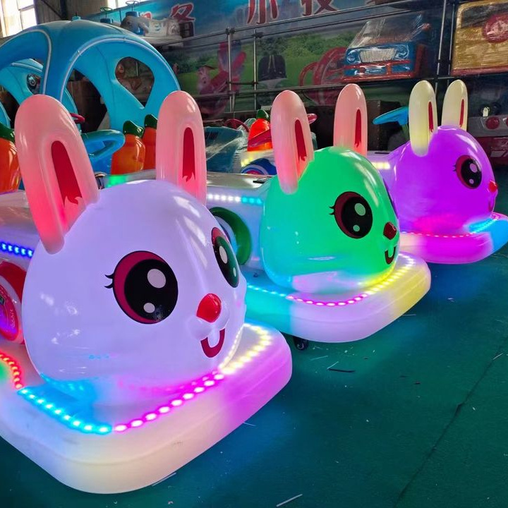 2023 New Design Panda Bumper Cars outdoor playground electric battery bumper car Kids Toy Car Amusement Park Rides