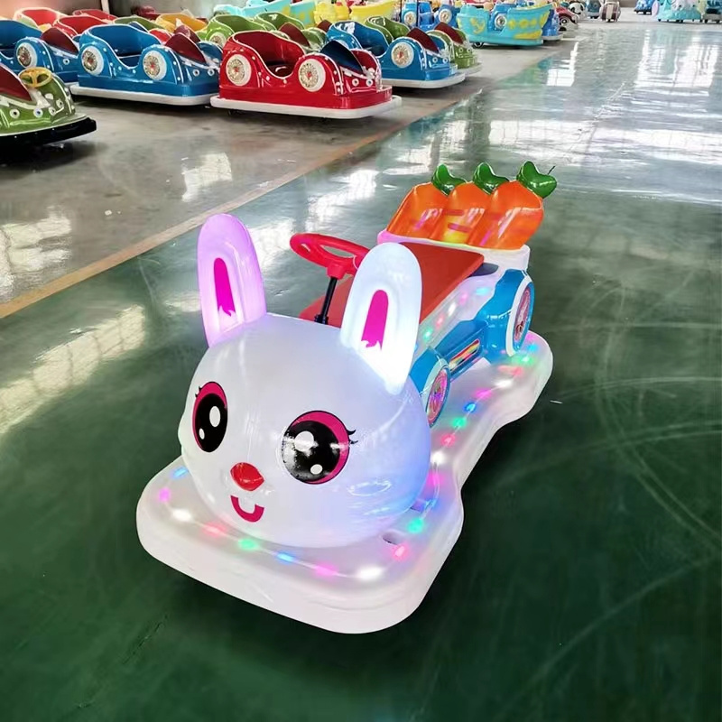 2023 New Design Panda Bumper Cars outdoor playground electric battery bumper car Kids Toy Car Amusement Park Rides