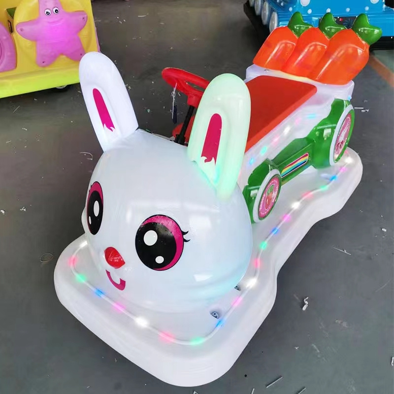 2023 New Design Panda Bumper Cars outdoor playground electric battery bumper car Kids Toy Car Amusement Park Rides