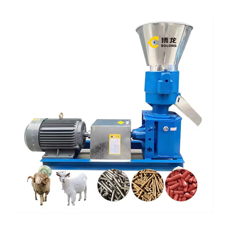 Bo Long Chicken feed pellet Machine Animal Feed Grinder with feed making diesel mill machine for sale