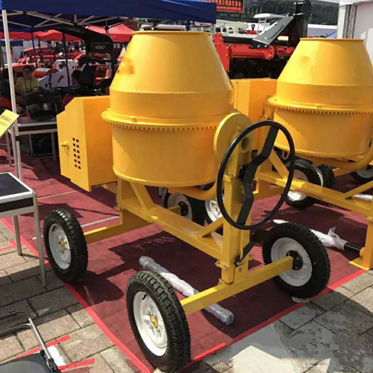 Cement And Red Diesel Tractor Mounted Electric Pan Mini Portable Poly Drum 1 Bagger Concrete Mixer For Sale Philippines