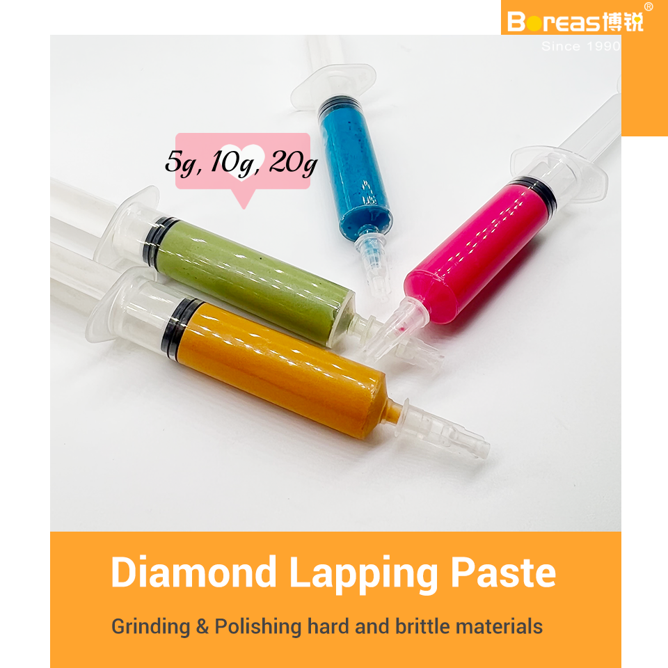 Oil or Water Based Diamond Lapping Paste Diamond Polishing Compound 3 Micron for Ceramic