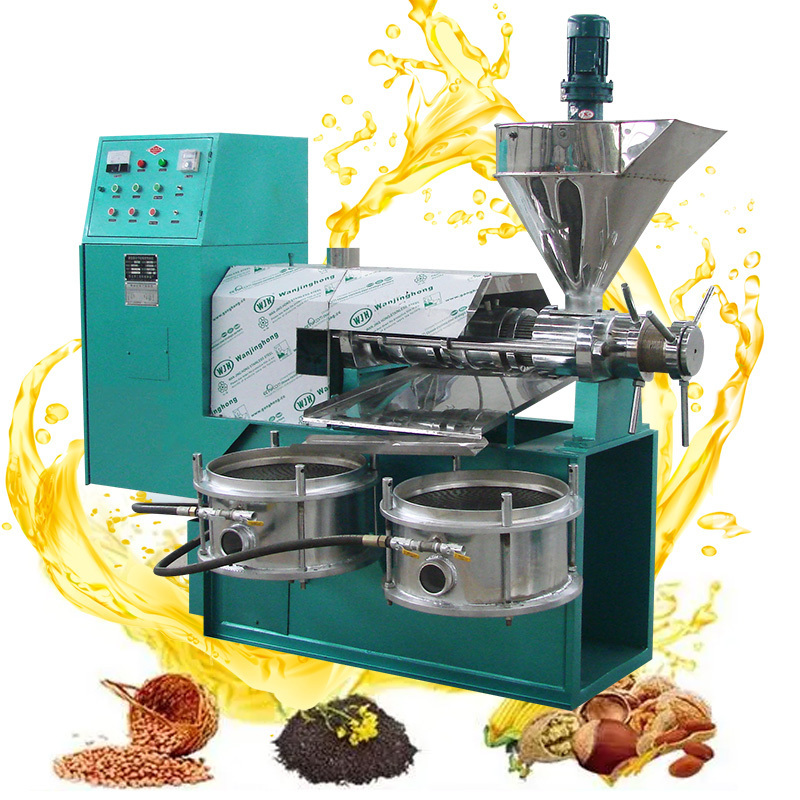 New Product 50-100kg Per Hour Soybean Seed Peanut Sesame Oil Press Machine Cold and Hot Press Oil Extraction Making Machine 