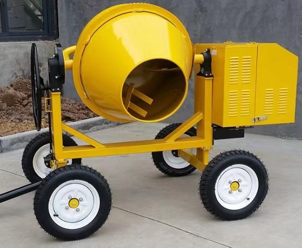 Movable Concrete Mixer 300L/350L/400L/500L/600L/800L Hydraulic Diesel Gasoline Electric Motor Portable Diesel Cement Mixer Price