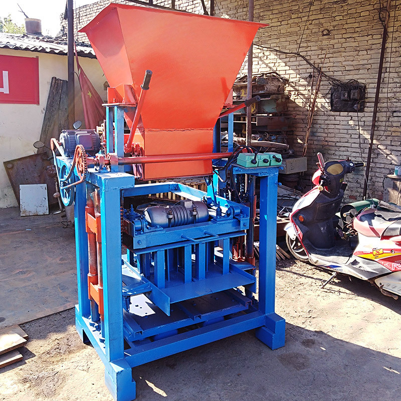 Cement Concrete fly ash paver Brick making machine for sale manual interlocking brick simple paving mud block machine