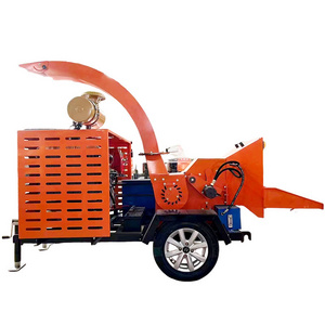 6 inch biomass self feeding 8hp wooden sawdust grinder machinery manufacturer drum wood chipper