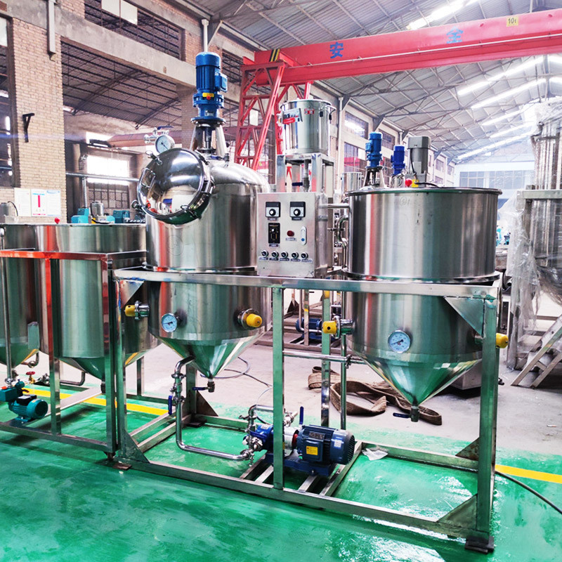 Provided New Product 2020 Automatic Stainless Steel Mustard Oil Refining Machine Mini Palm Coconut Oil Refinery Machine for Sale