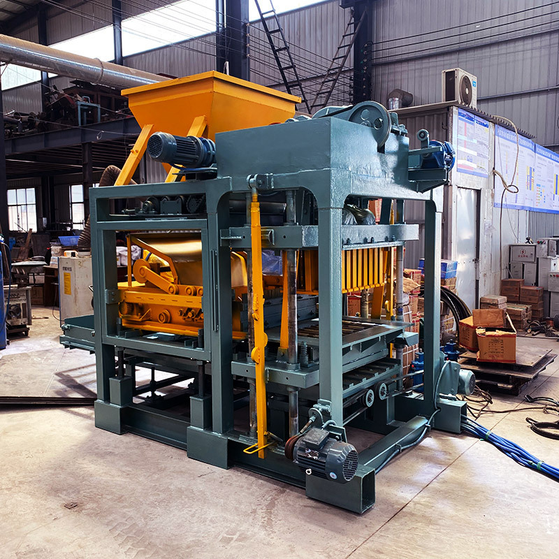 China QTJ4-25 Factory Price Automatic Concrete Cement Hollow Paver Solid Block Bricks Making Machine Manufacturer about 30 Years