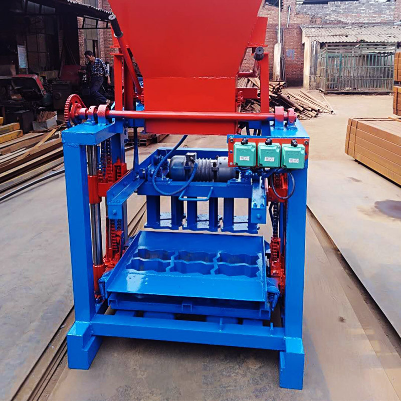 Cement Concrete fly ash paver Brick making machine for sale manual interlocking brick simple paving mud block machine