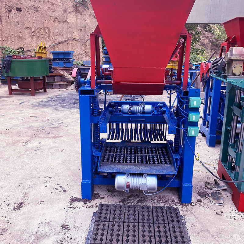 Cement Concrete fly ash paver Brick making machine for sale manual interlocking brick simple paving mud block machine