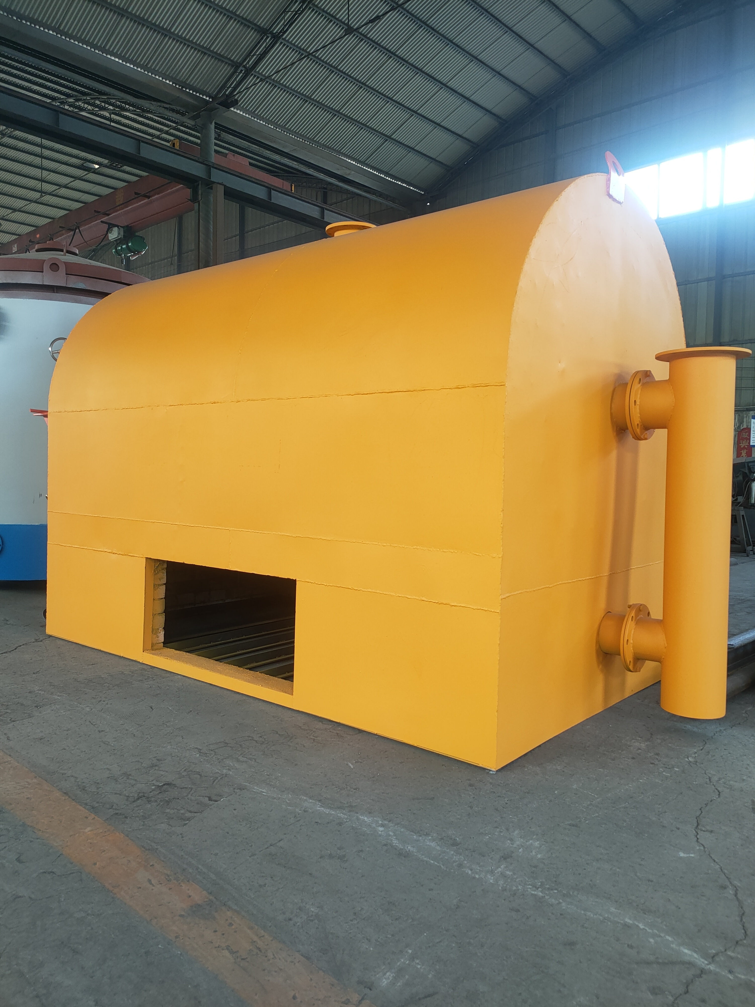 small gas fired coconut carbon furnace wood sawdust coconut shell activated carbonization furnace machine for sale