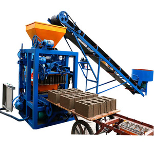 Price of Brick Machine Cement Diesel Engine Block Making Machine Mobile Small Concrete Hollow Solid Block Machine