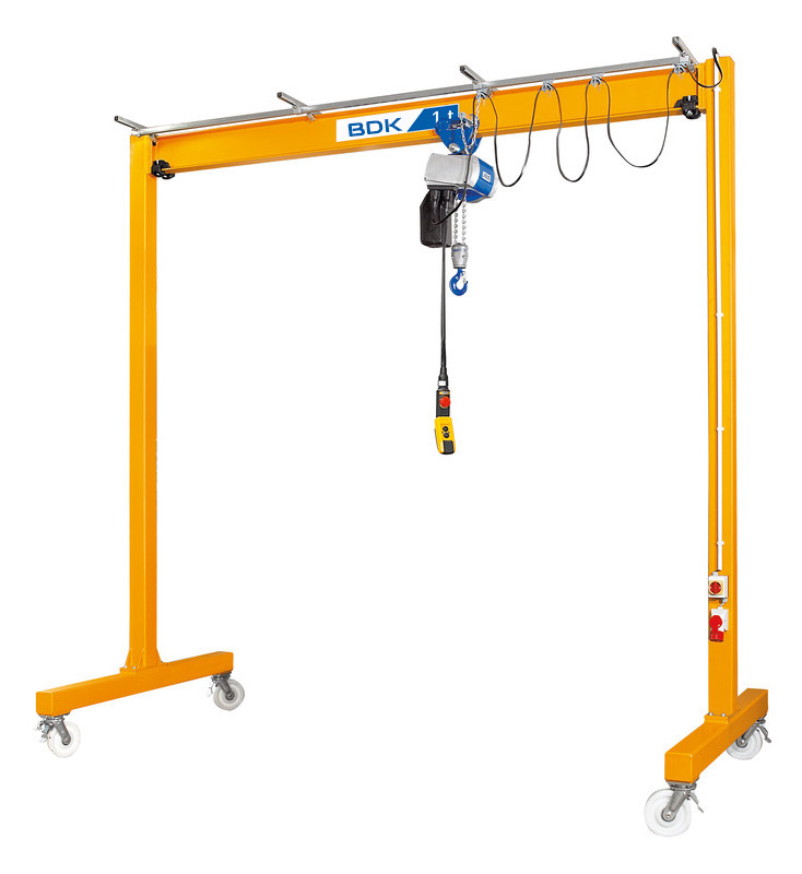 1 2 3 5 Ton Outdoor Small Workshop Mobile Gantry Crane A Frame Gantry Crane