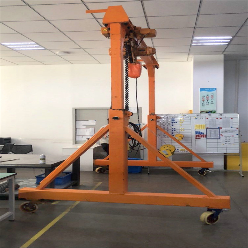 1 2 3 5 Ton Outdoor Small Workshop Mobile Gantry Crane A Frame Gantry Crane