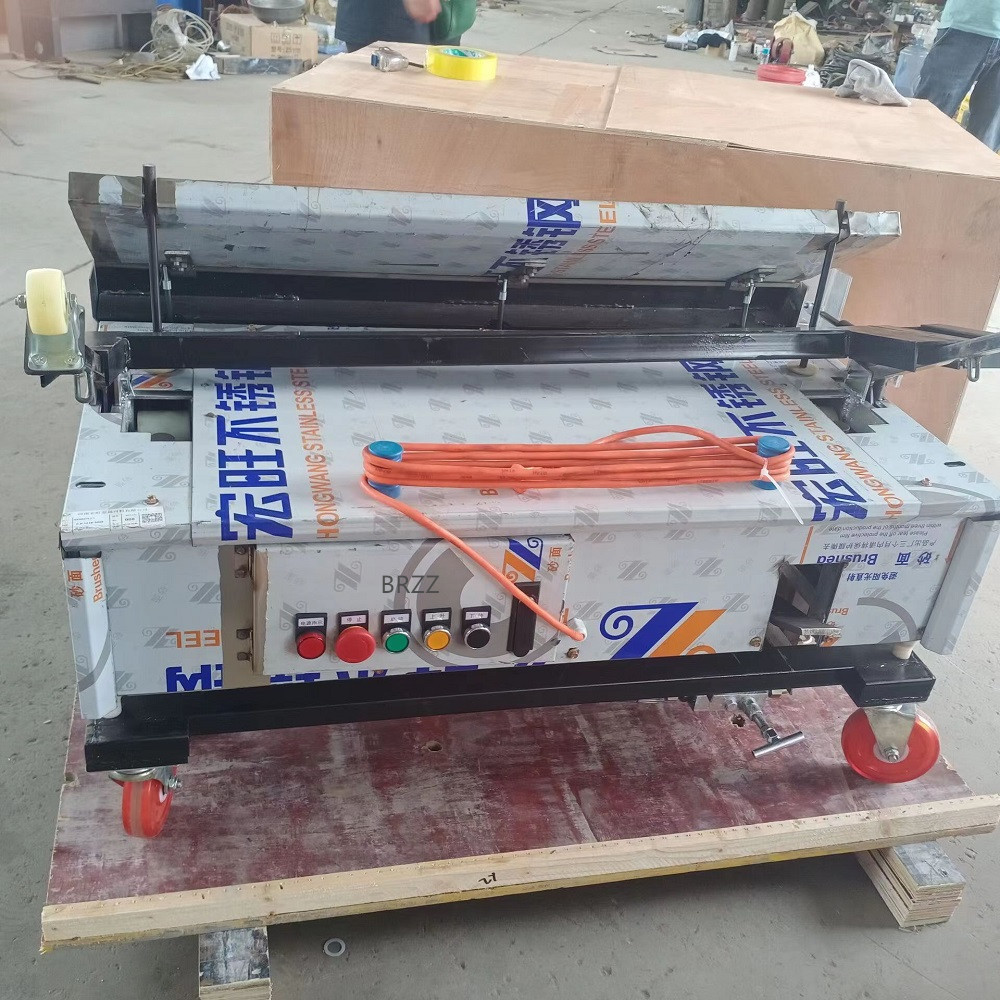 800mm width automatic wall plastering machine/ rendering plaster cement machines price for sale manufacturers