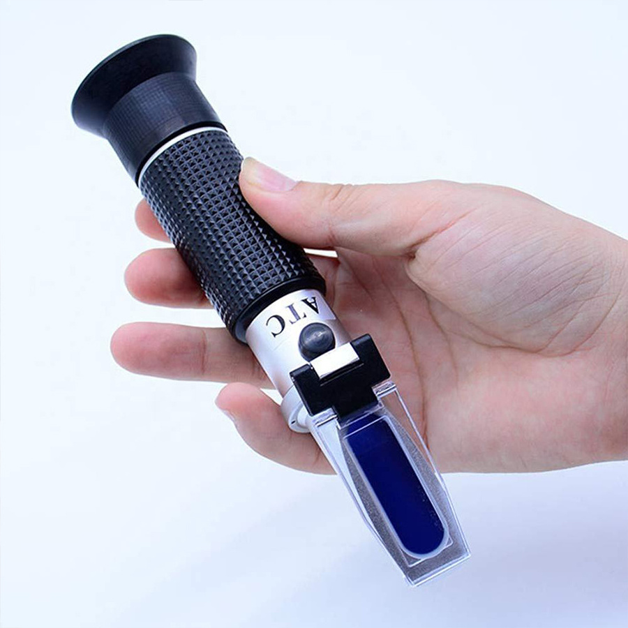 Handheld brix sugar refractometer 0-90% Fruit Juice Hand Held Brix Meter Digital refractometer brix meter