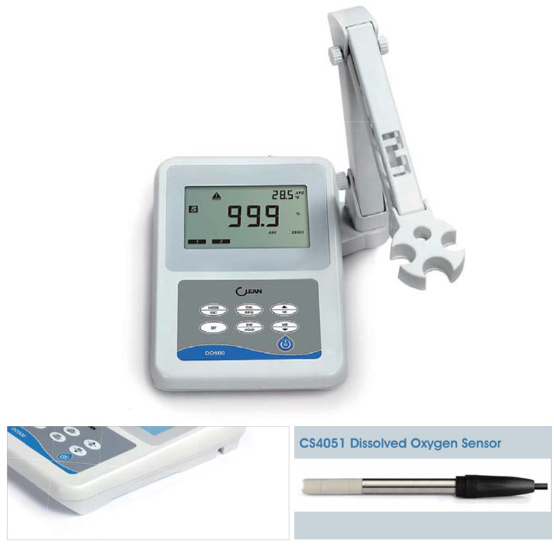 Lab Water Measurement & Analysis Instrument LCD Display Digital Benchtop Large Screen Dissolved Oxygen Meter