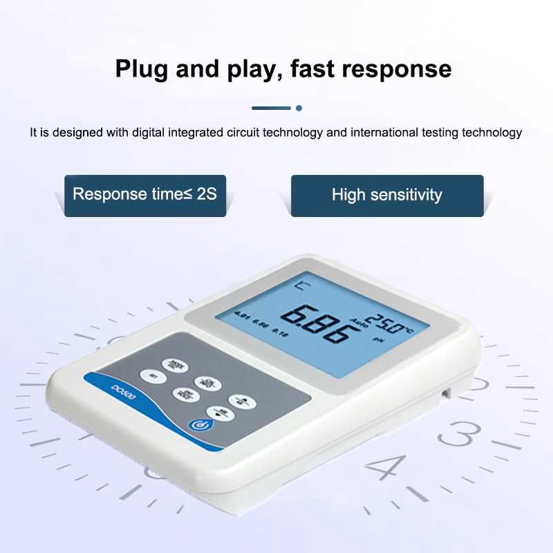 Lab Water Measurement & Analysis Instrument LCD Display Digital Benchtop Large Screen Dissolved Oxygen Meter