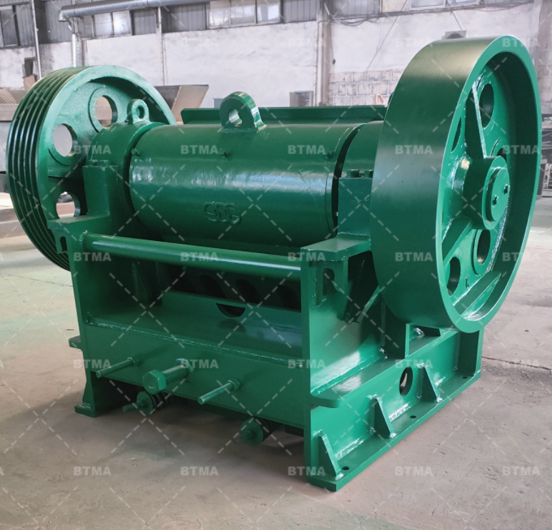 BTMA--PEX series fine jaw crusher with reversible jaw plate and heat treated forged eccentric shafts on sale