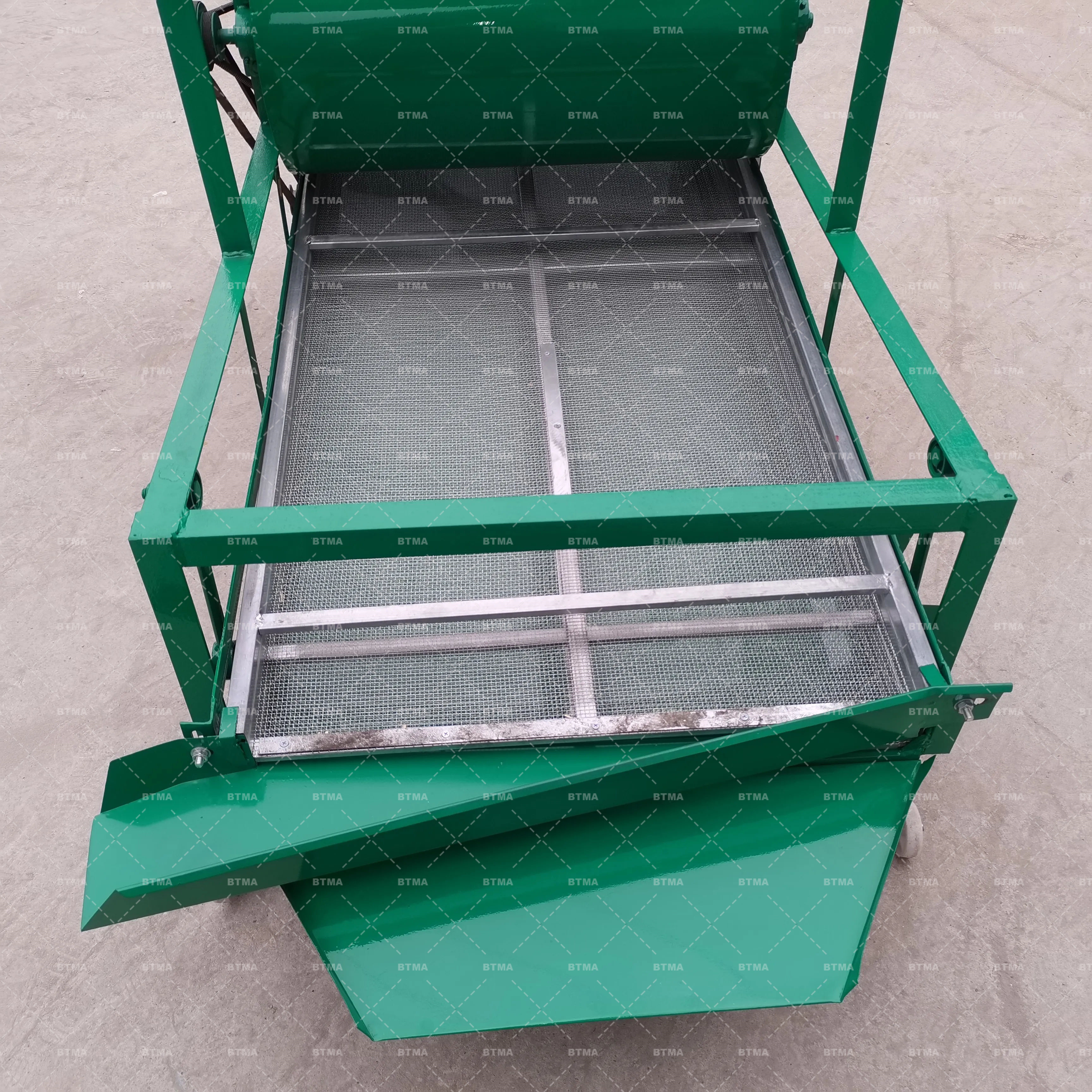 BTMA screen wheat grain winnower grain cycle vibrating cleaning screen air screen grain seed cleaner