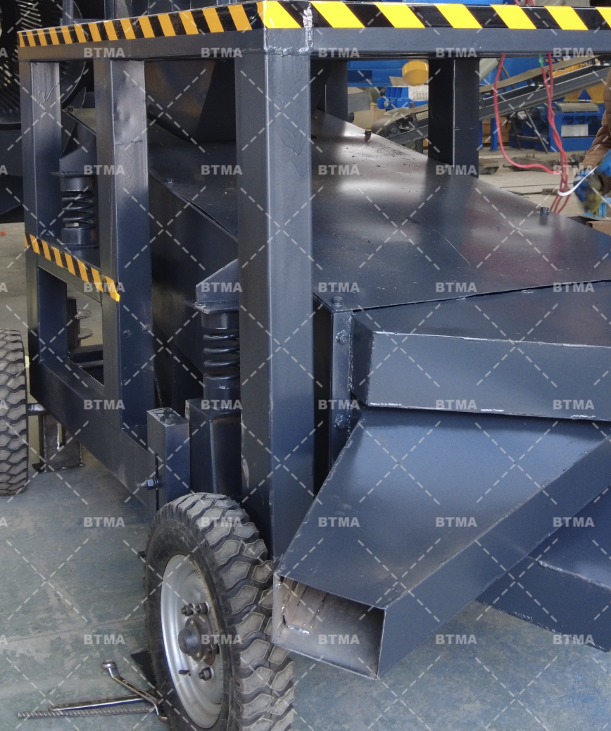 BTMA--Portable New Type Stone Crusher PE 150X250 Model Mobile Jaw Crusher With Vibrating Screen On Sale