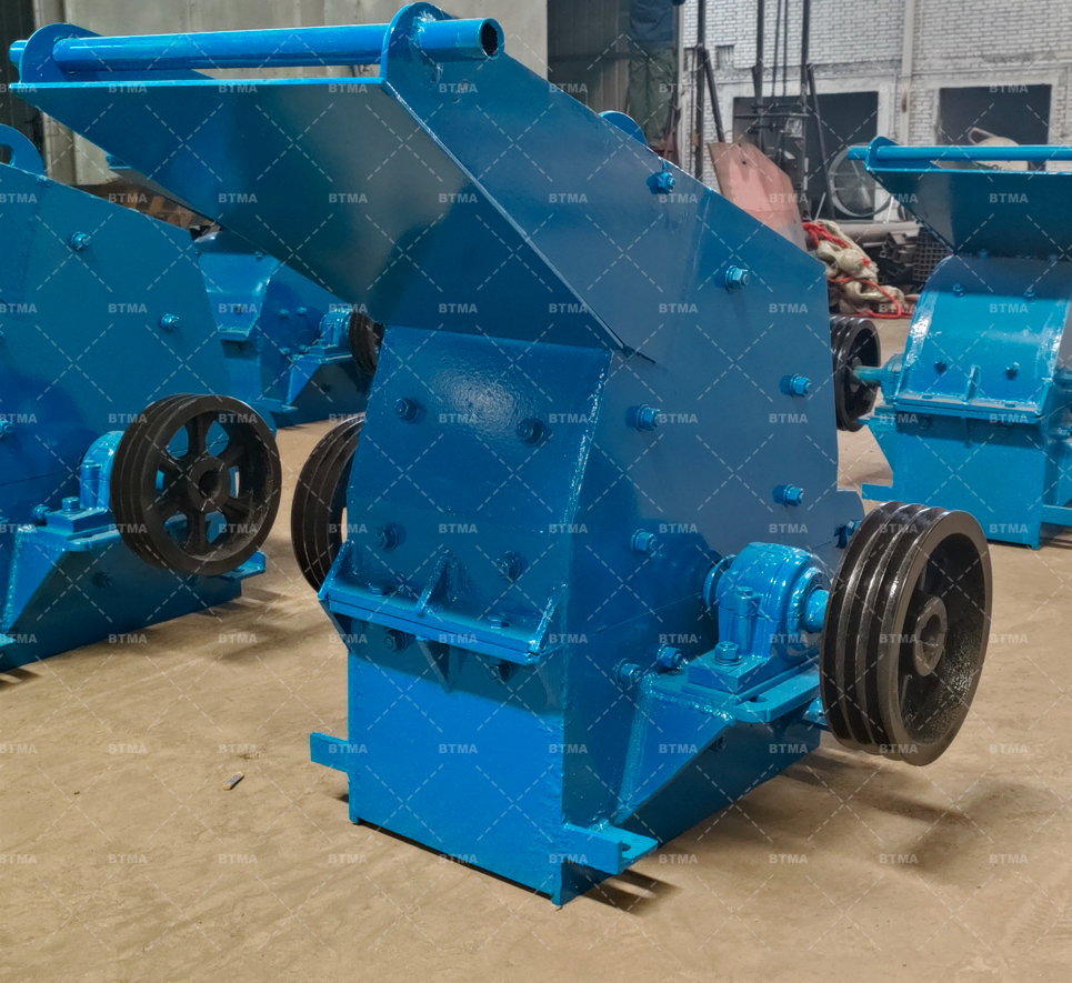 BTMA--6/8/10 Beaters model small hammer crusher hammer mill sand making machine For Zimbabwe/Tanzania/Zambia