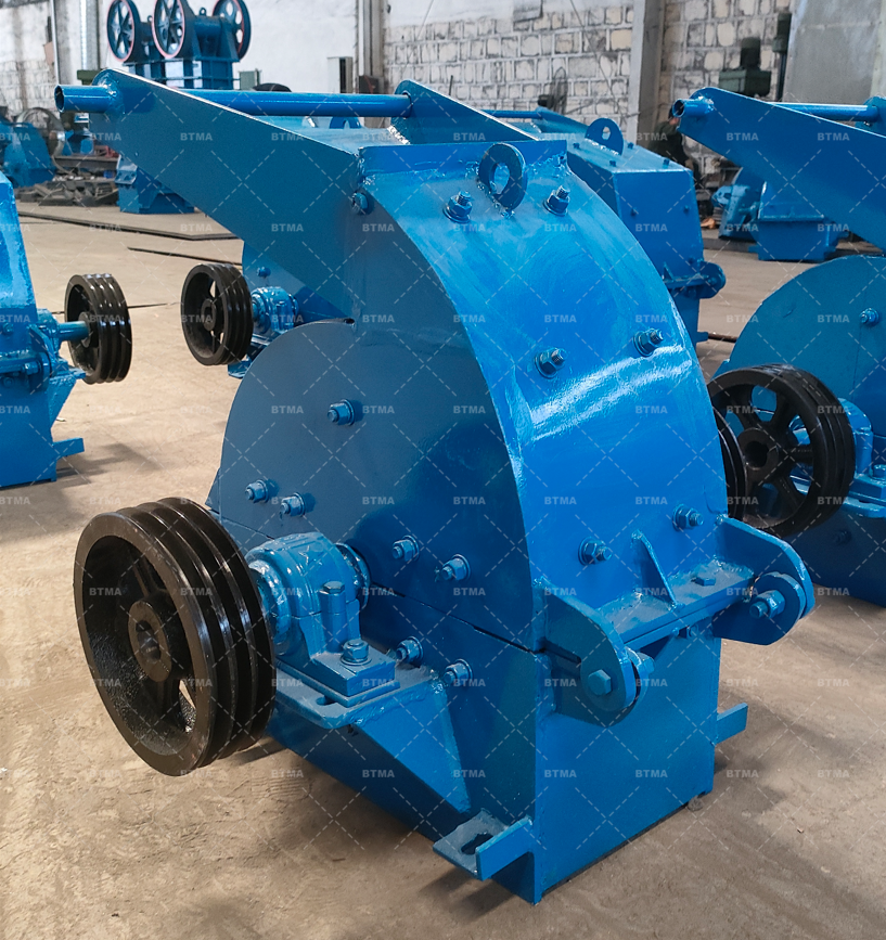 BTMA--6/8/10 Beaters model small hammer crusher hammer mill sand making machine For Zimbabwe/Tanzania/Zambia