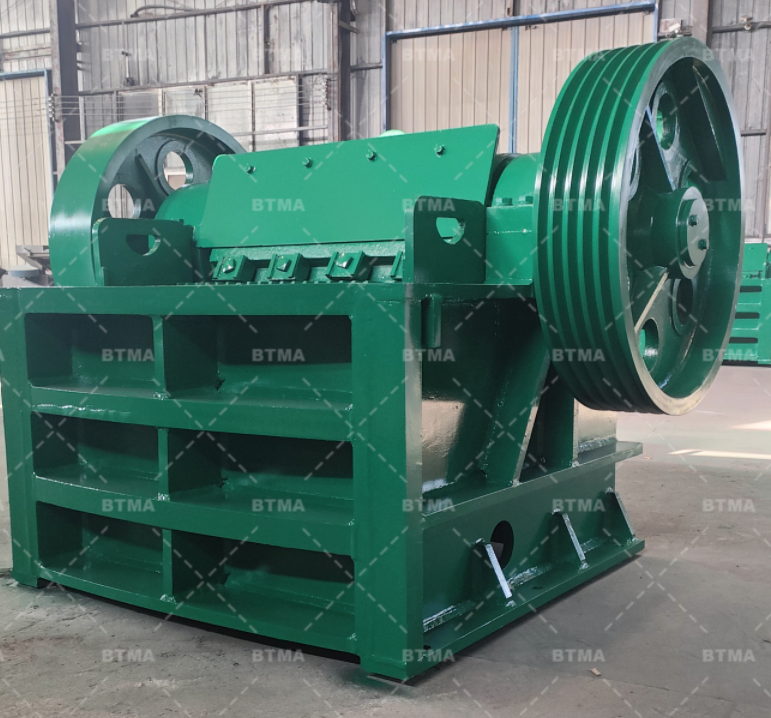 BTMA--PEX series fine jaw crusher with reversible jaw plate and heat treated forged eccentric shafts on sale