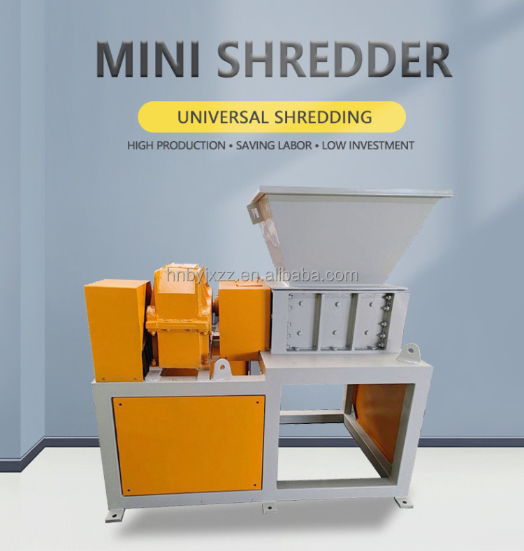 Small tire shredder grinding machine rubber tyre recycling machine price