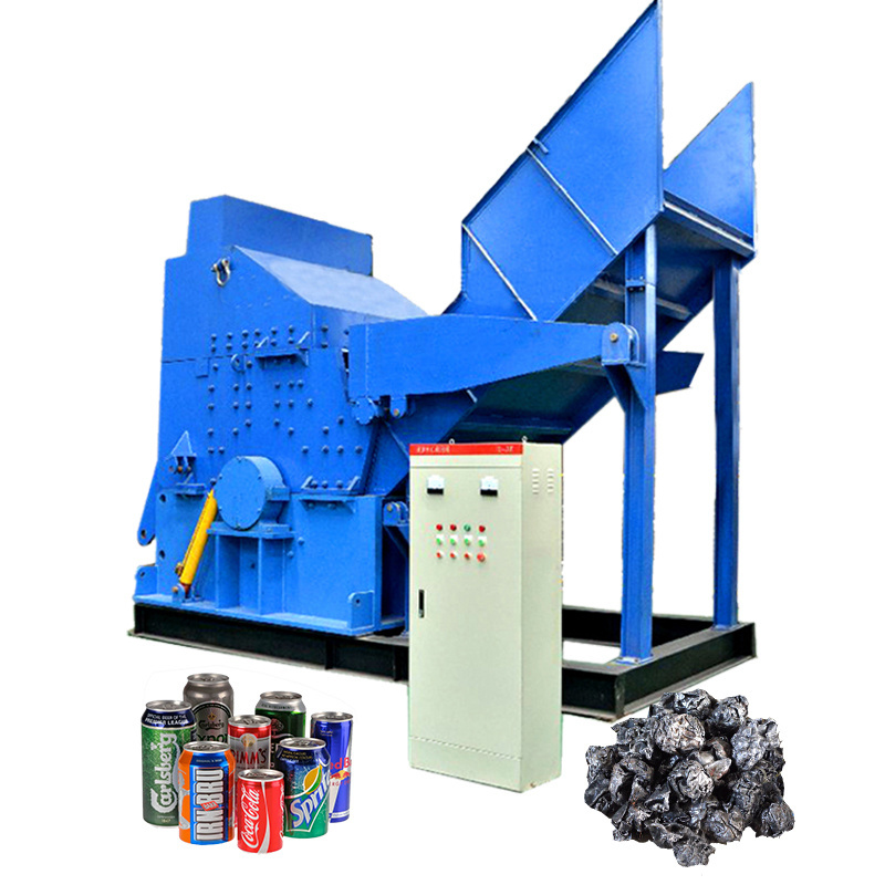 Hot selling scrap metal crushers hammer mill crusher metal shredder machine