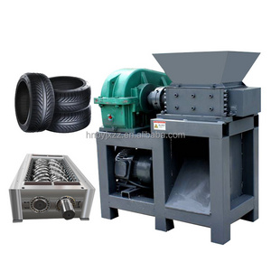 Small tire shredder grinding machine rubber tyre recycling machine price