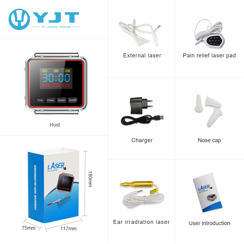 newest update 11 laser ports HY30-D wrist semiconductor laser treatment instrument