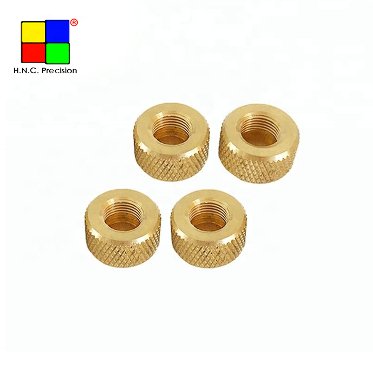 M2-M20 Inch Round Brass Knurled Insert Thumb Nut For Plastic