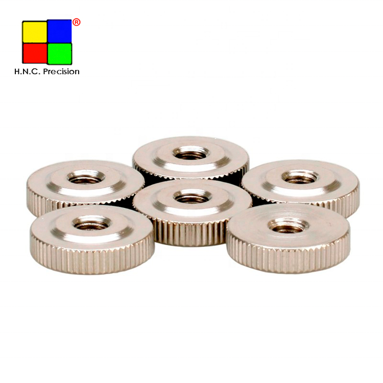 M2-M20 Inch Round Brass Knurled Insert Thumb Nut For Plastic