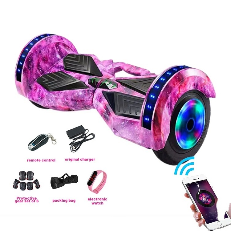 8.5'' All Terrain Hoverboards 8.5 Inch Self Balancing Scooter with Bluetooth Speaker Off-Road Suv Balanced scooter