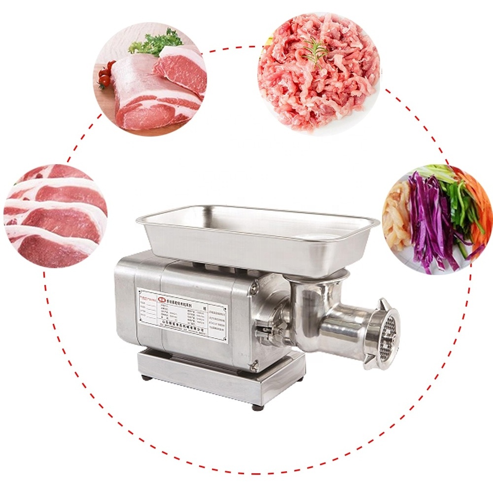 Durable Industrial Meat Slicer Meat Mincer Machine Food Processor With Meat Grinder