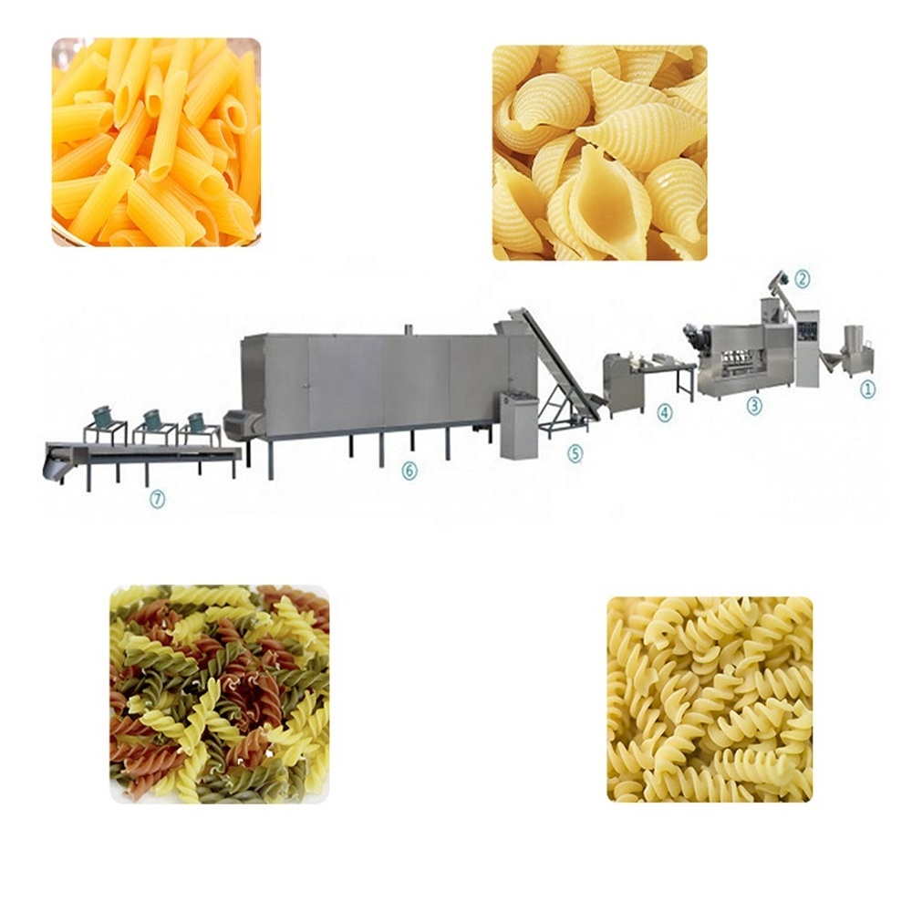 Industrial macaroni pasta making machine Automatic Macaroni Pasta Making Machine Line Pasta Product Line